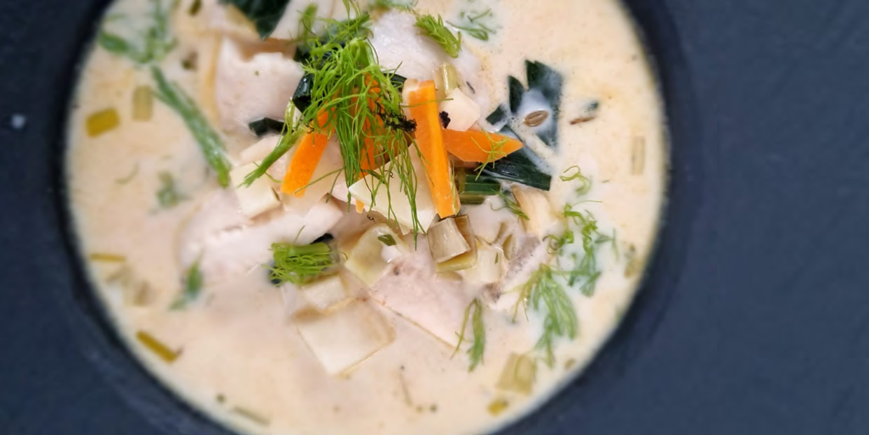 Jungfrau-Egli-Filets-Suppe «soupe de poisson»